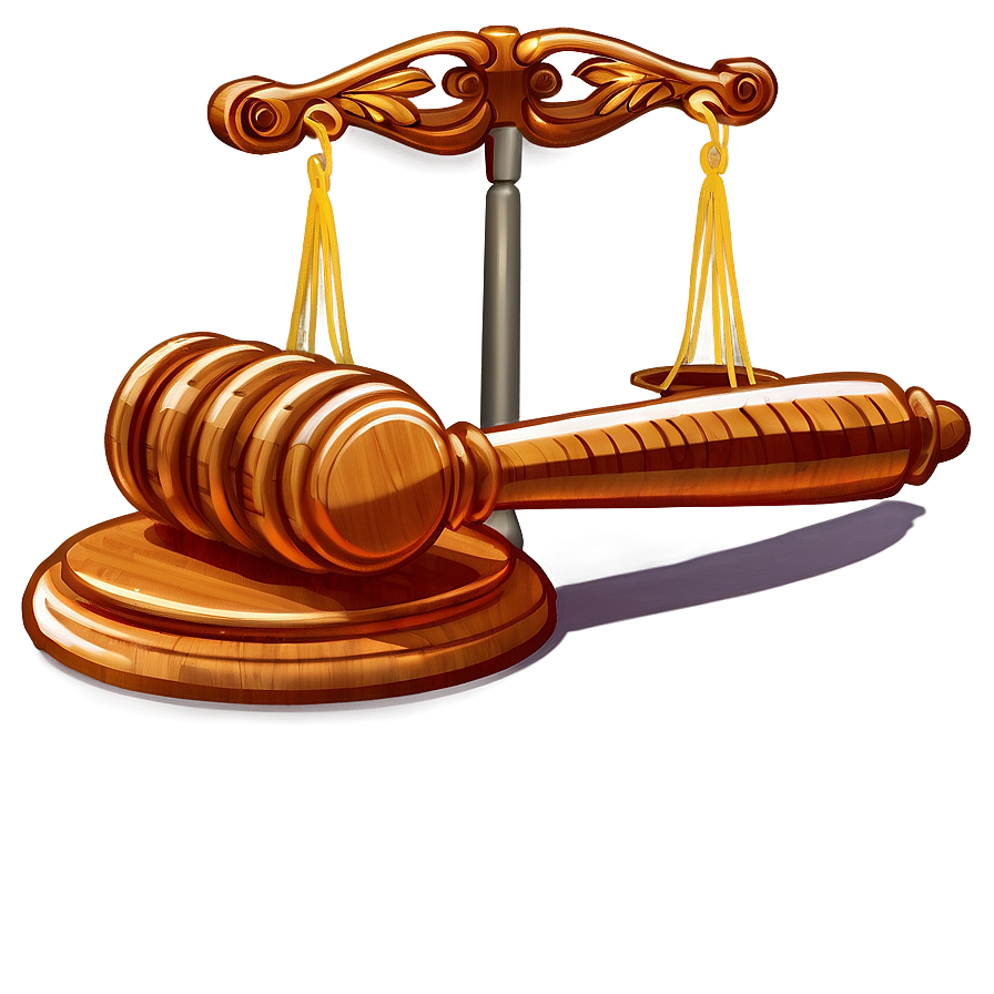 Judge With Law Gavel Png 2