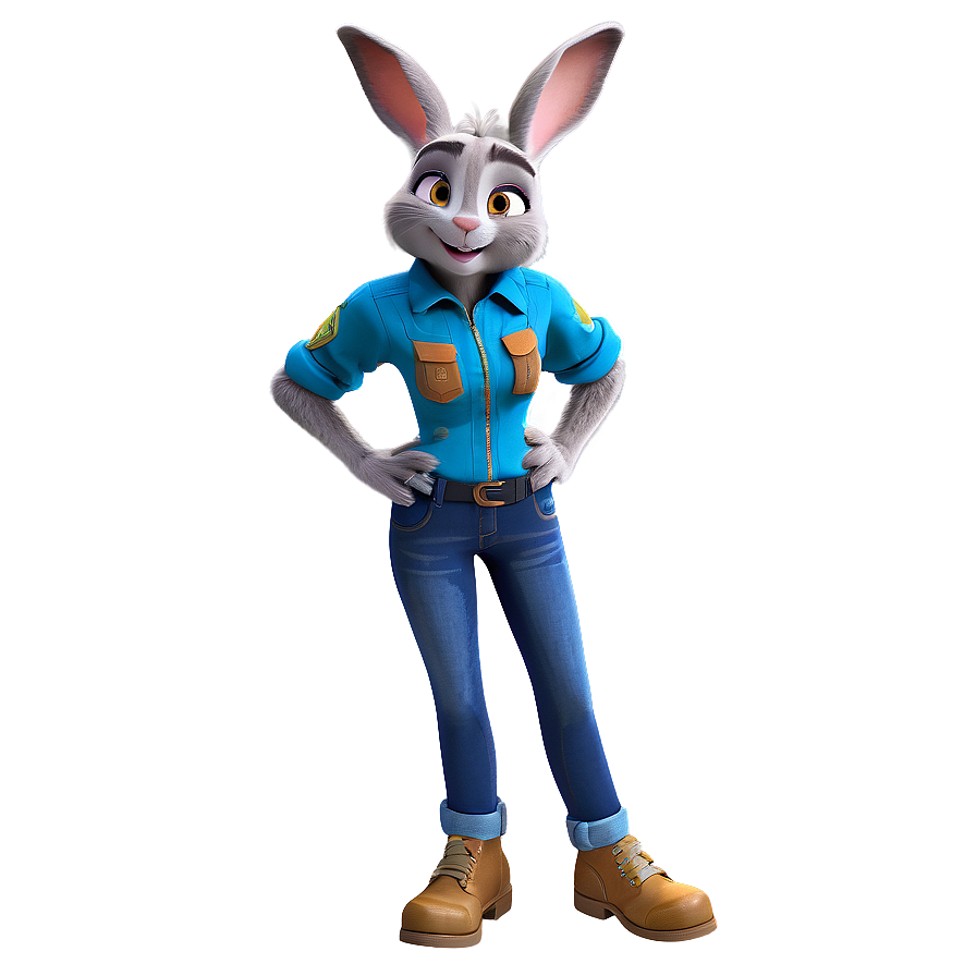 Judy Hopps Casual Clothes Png Nhu