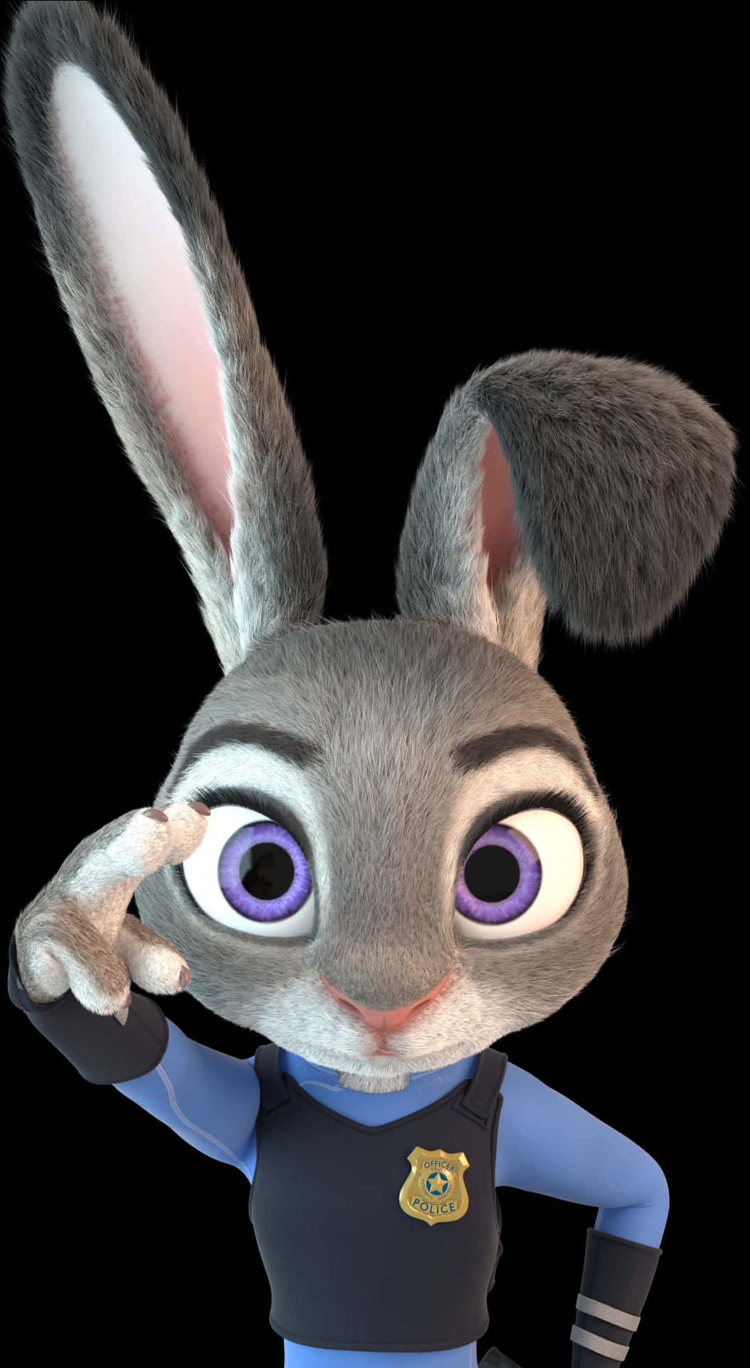 Judy Hopps Saluting