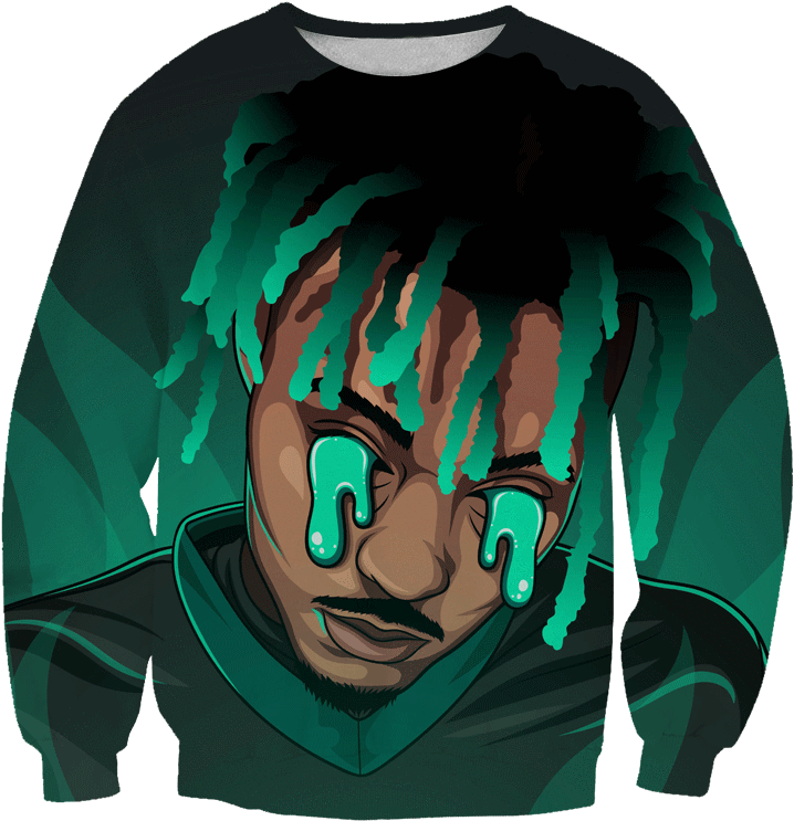 Juice Wrld Animated Sweatshirt Design