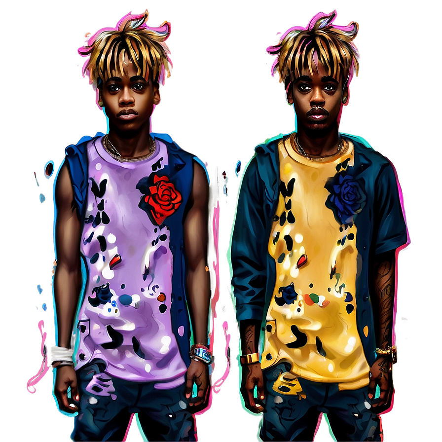 Juice Wrld Dynamic Illustration Png Ice