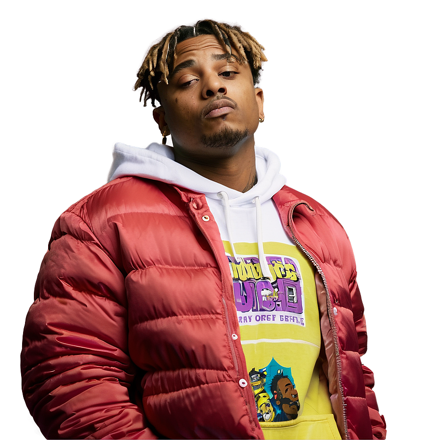 Juice Wrld In Thoughtful Pose Png 05212024