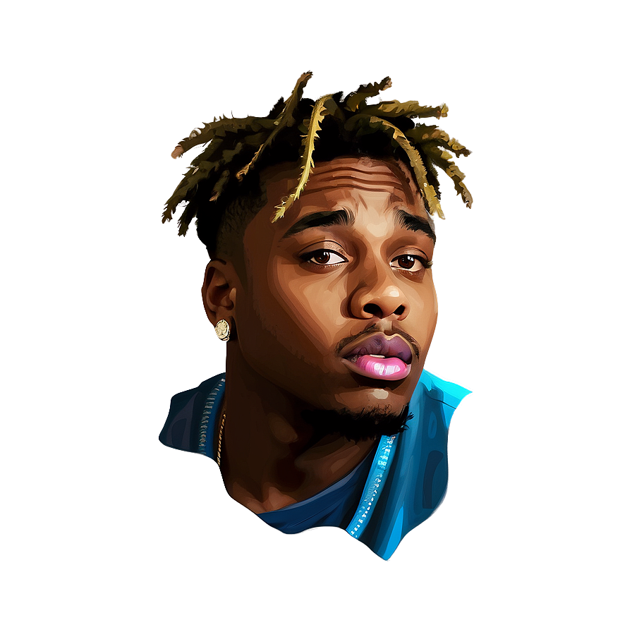 Juice Wrld Lyrics Inspired Art Png 41