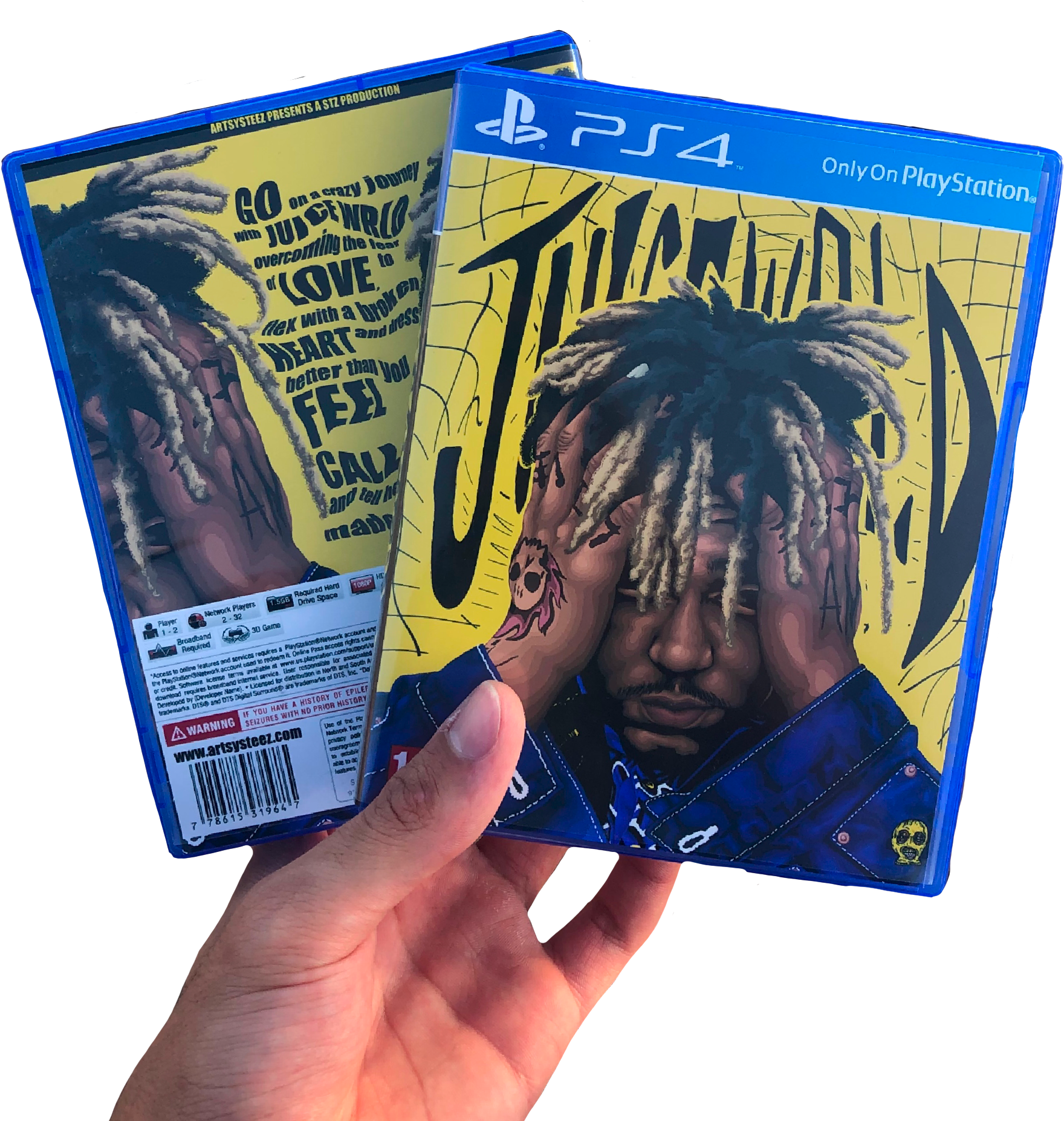 Juice Wrld P S4 Game Cover Art