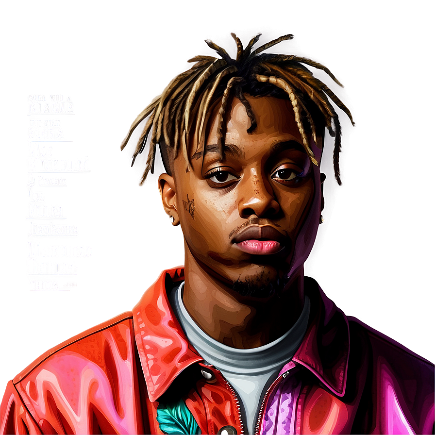 Juice Wrld Portrait Illustration Png 05212024