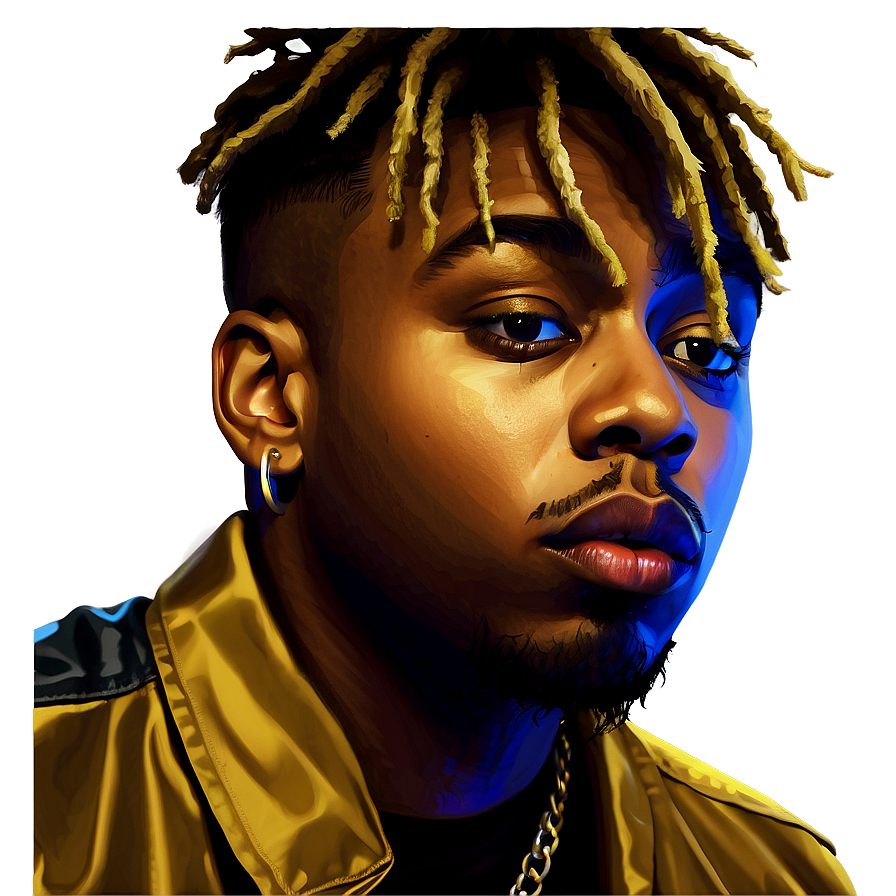 Juice Wrld Portrait Illustration Png 05212024