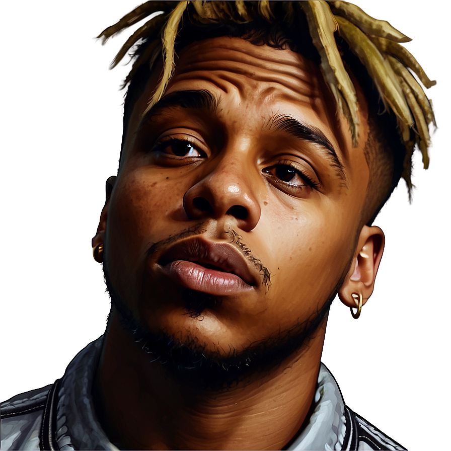 Juice Wrld Portrait Illustration Png Hou57