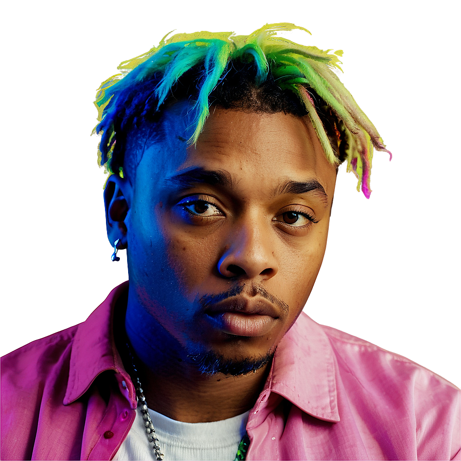 Juice Wrld Vibrant Portrait Png 05212024