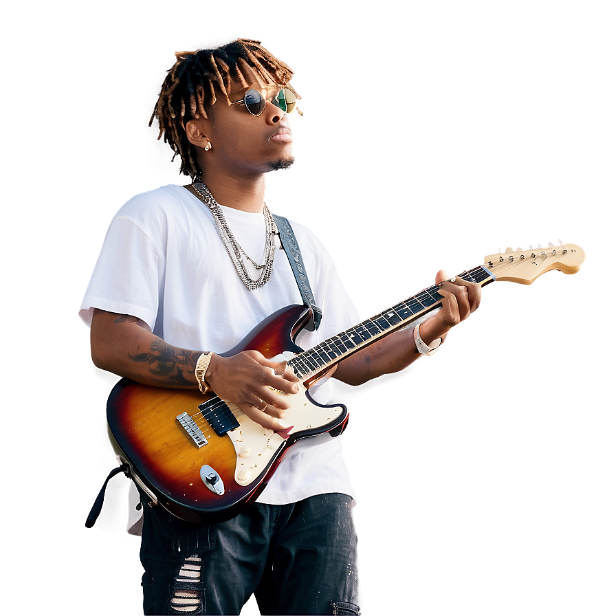 Juice Wrld With Guitar Png 05212024