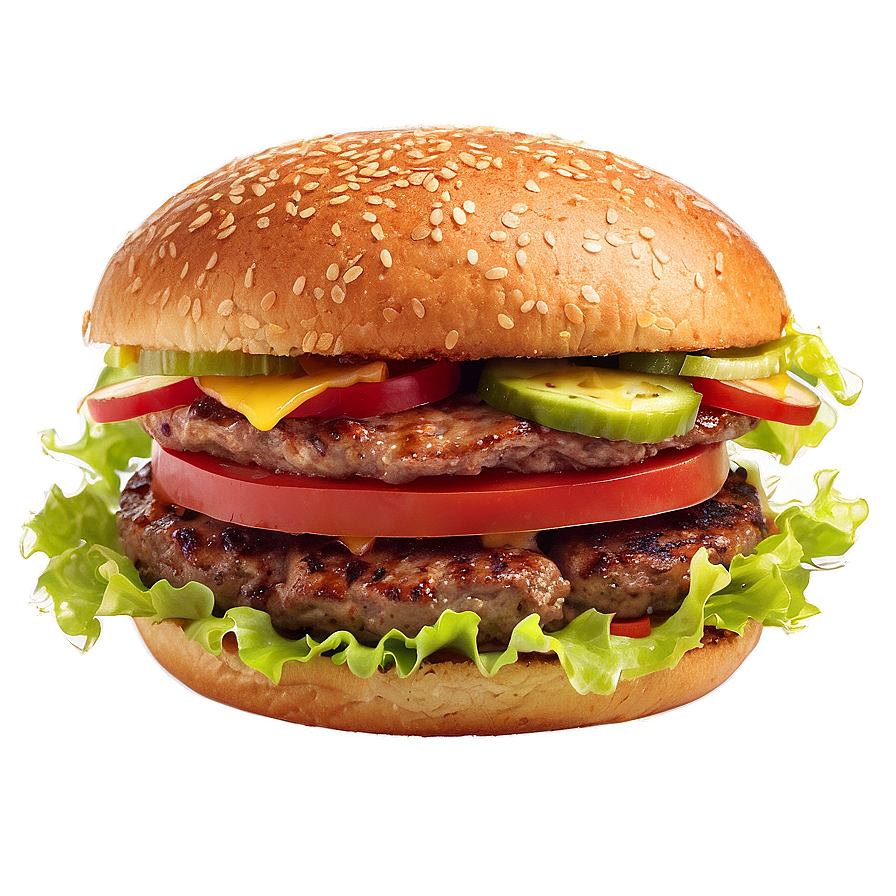 Juicy Beef Burger Png 14