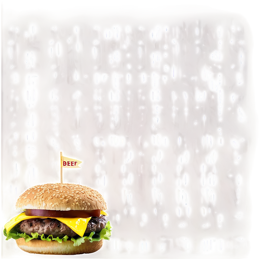 Juicy Beef Burger Png 18