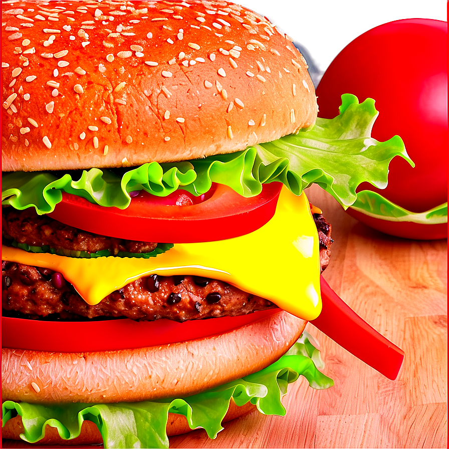 Juicy Cheeseburger Delight Png 05242024