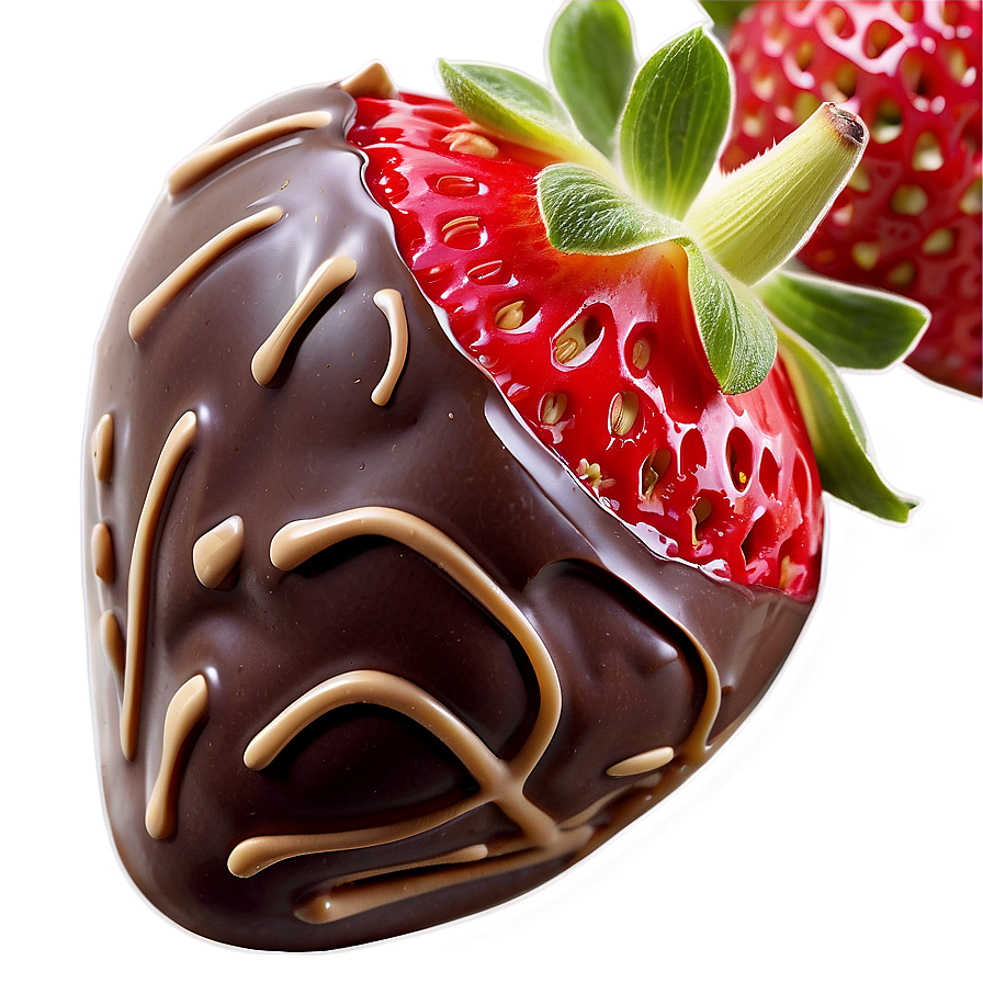 Juicy Chocolate Covered Strawberry Png 06272024