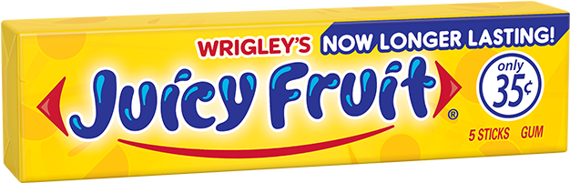 Juicy Fruit Gum Pack Wrigleys