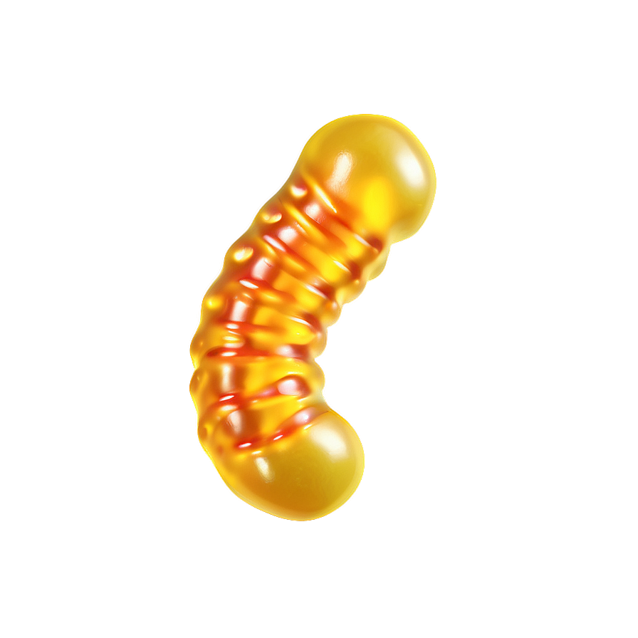 Juicy Gummy Worm Sweet Snack Png 06132024