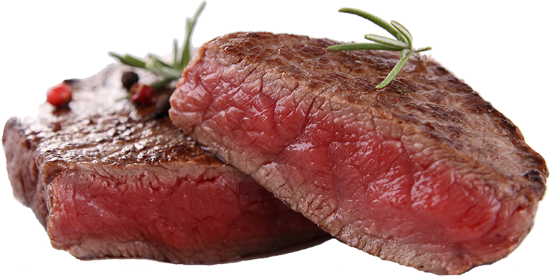 Juicy Medium Rare Steakwith Rosemary