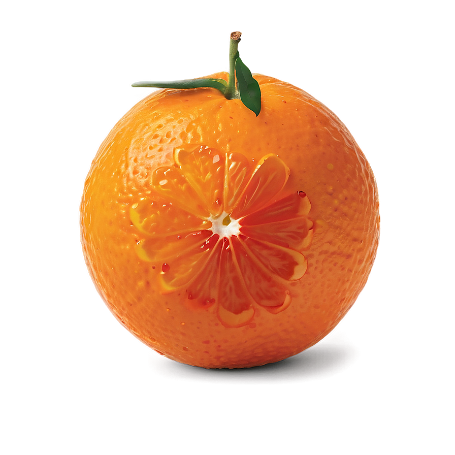 Juicy Orange Half Png 16