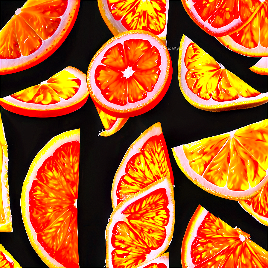 Juicy Orange Slices Png 82