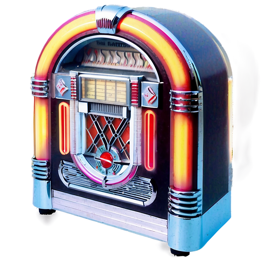 Jukebox At Retro Party Png 06112024