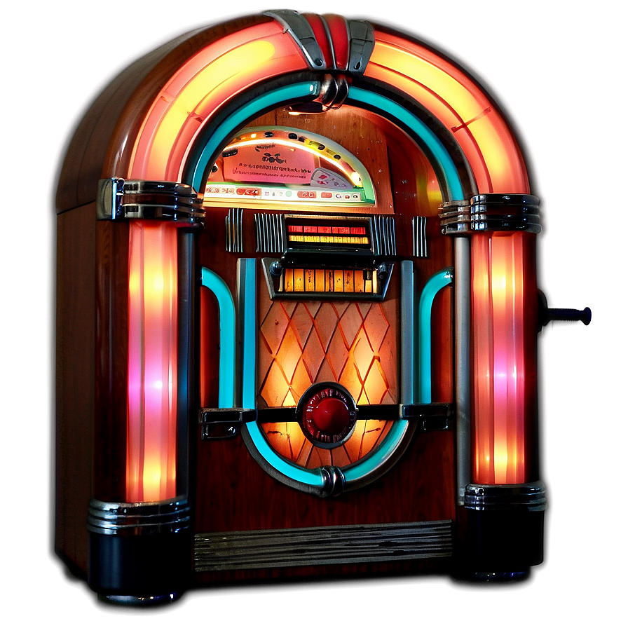 Jukebox At Retro Party Png 06112024