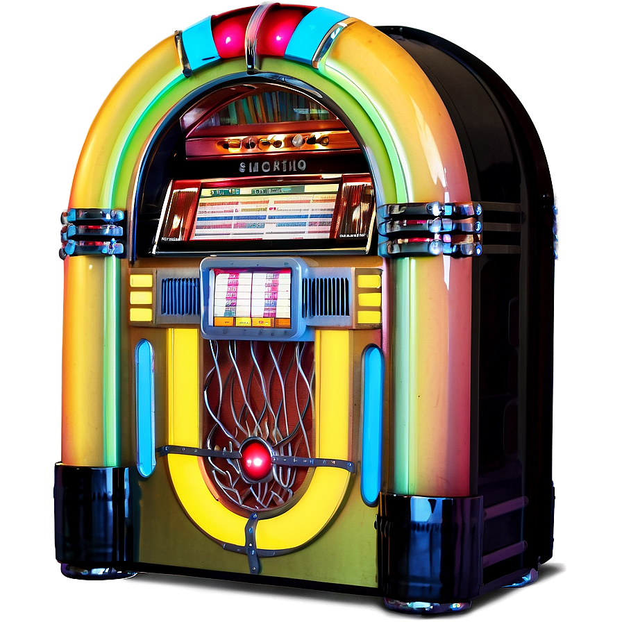 Jukebox At Retro Party Png Mgp73