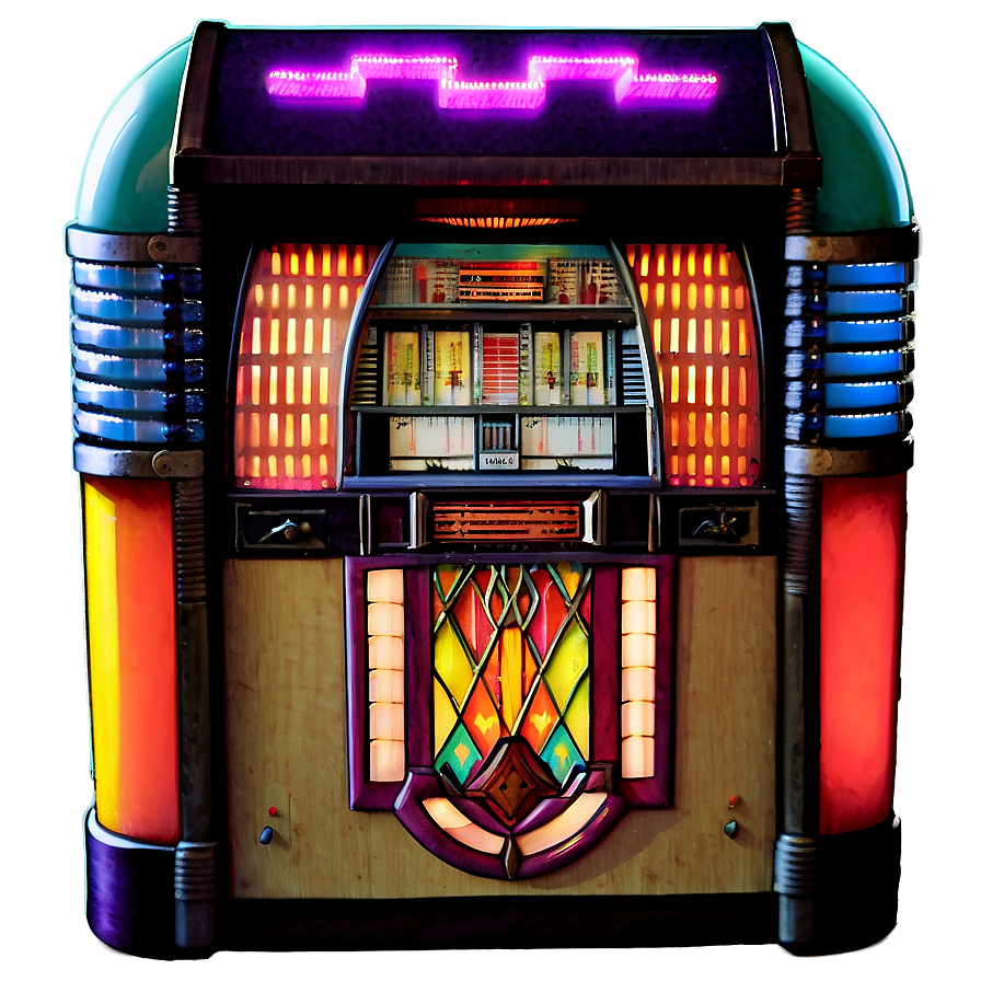 Jukebox In 70s Theme Png 76