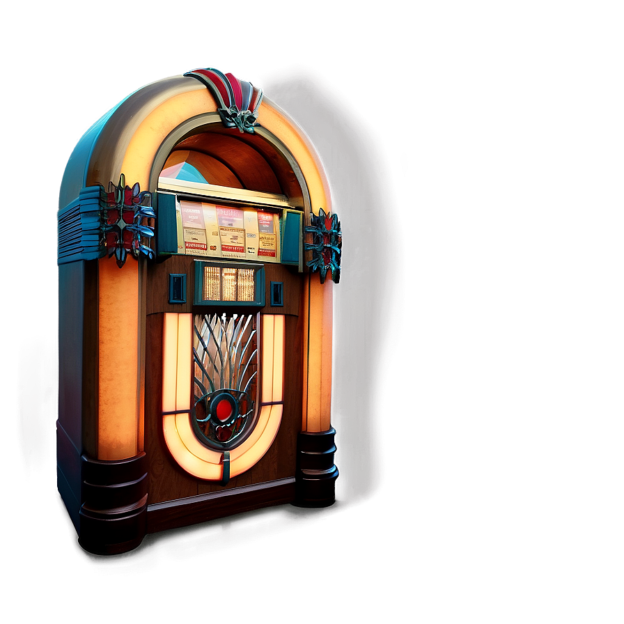 Jukebox In 70s Theme Png 99