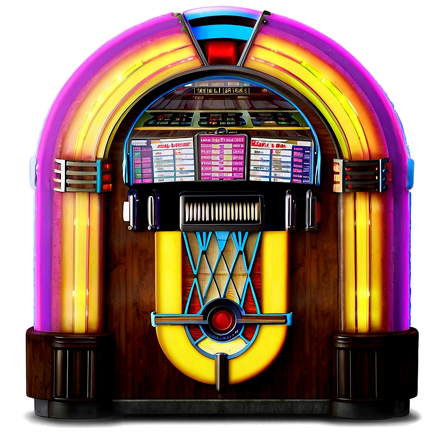 Jukebox In Record Store Png 06112024