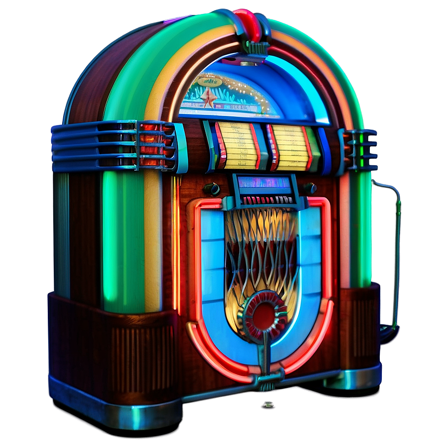 Jukebox In Vintage Car Png Prq60