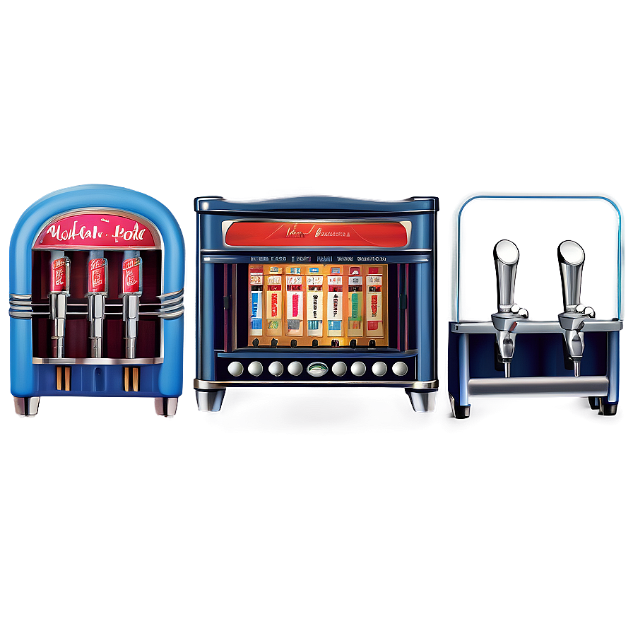 Jukebox With Beer Tap Png 06112024