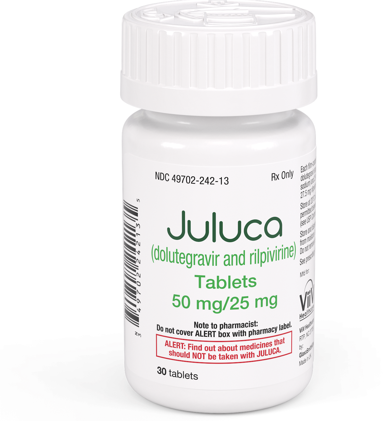 Juluca Medication Bottle