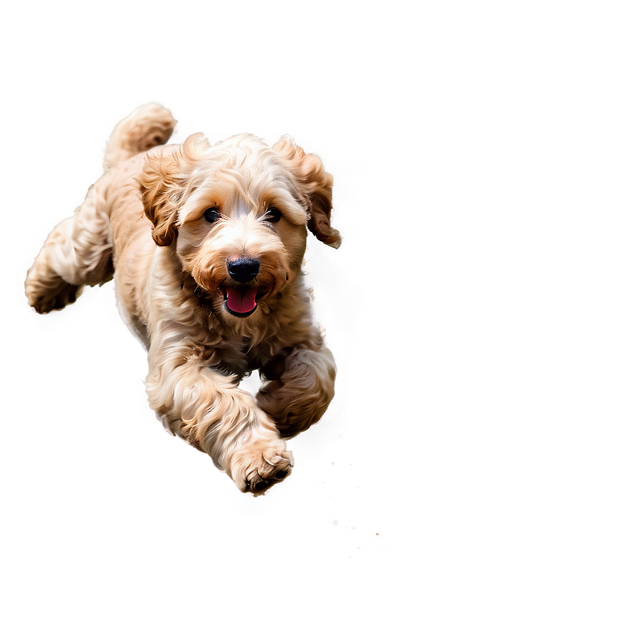 Jumping Goldendoodle Png 62