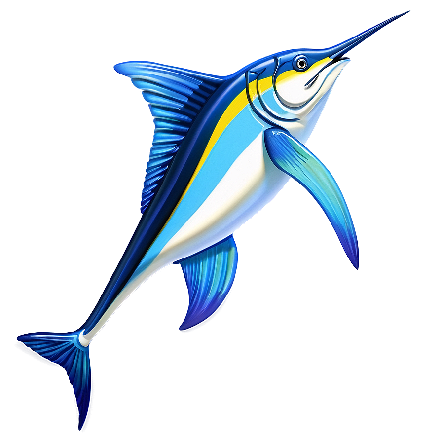 Jumping Marlin Png 14