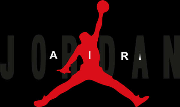 Jumpman Logo Red Silhouette