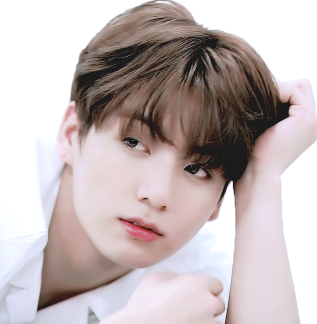 Jungkook White Shirt Pensive Look