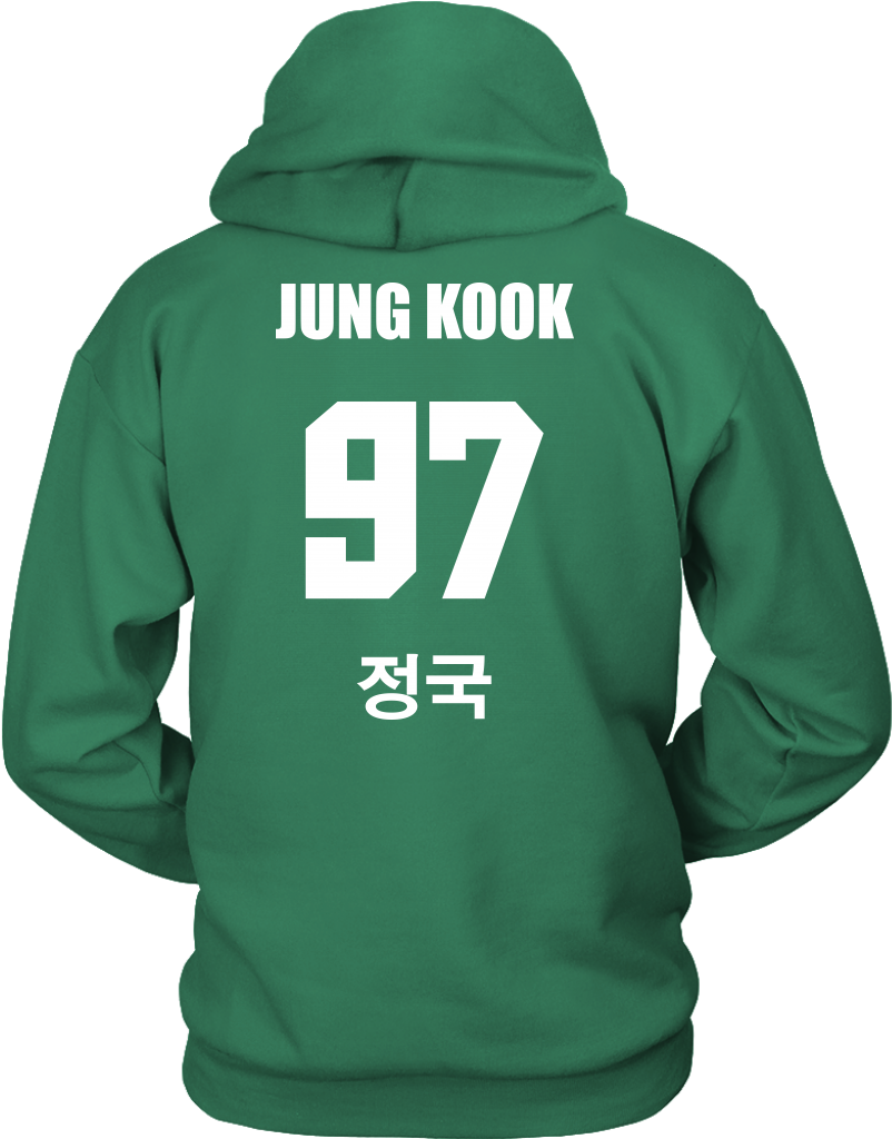 Jungkook97 Green Hoodie