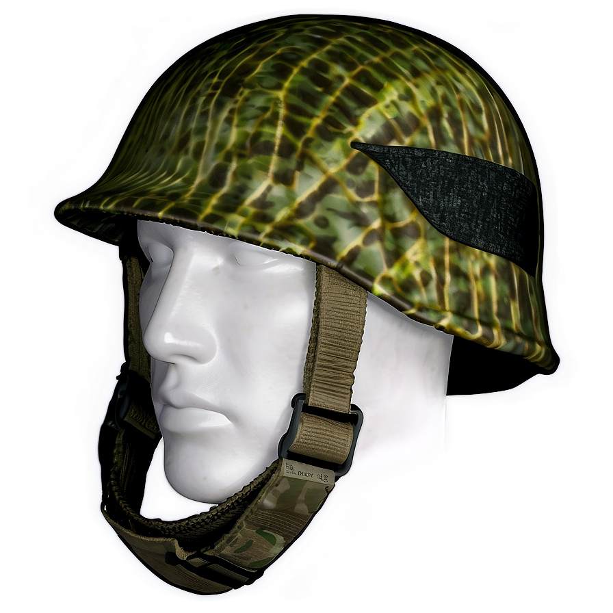 Jungle Camo Soldier Helmet Png Awi82