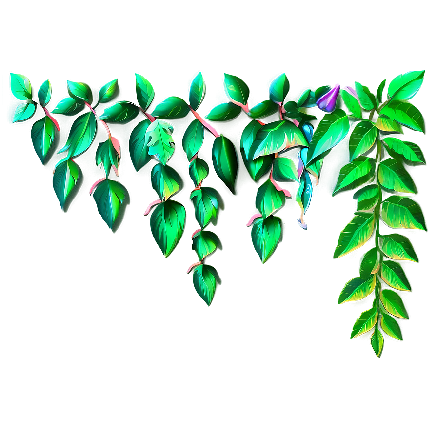 Jungle Forest Vines Clipart Png 06262024