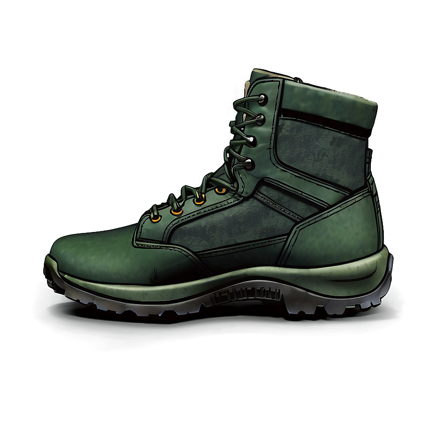 Jungle Warfare Military Boots Png Phh83