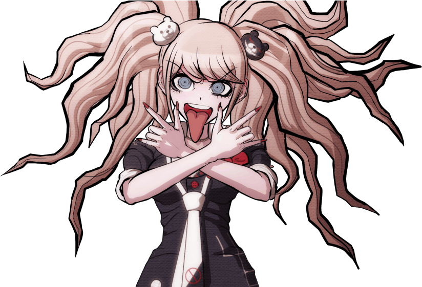 Junko Enoshima Excited Pose