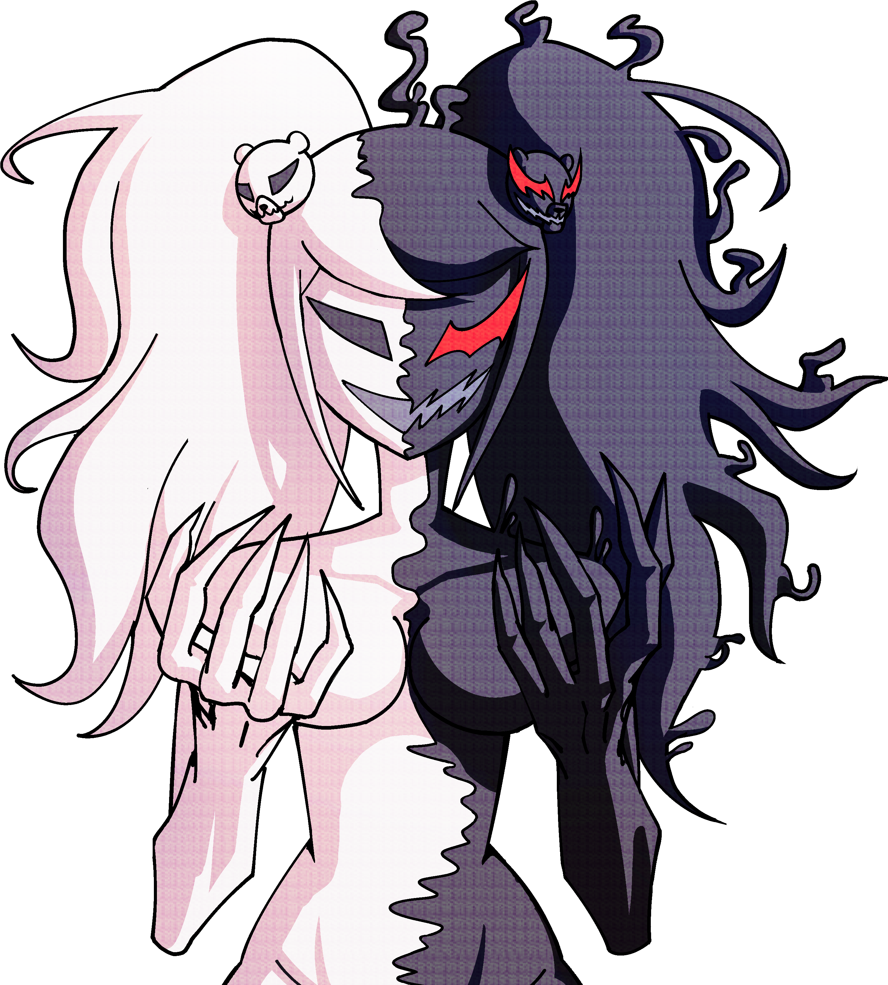 Junko Enoshima Split Personality Art