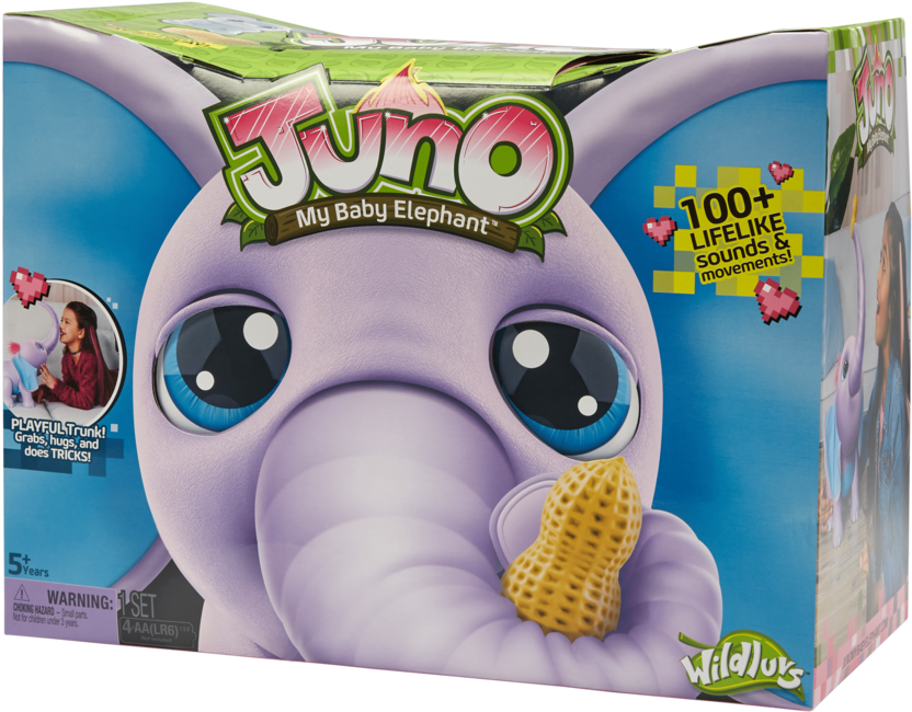 Juno My Baby Elephant Toy Packaging