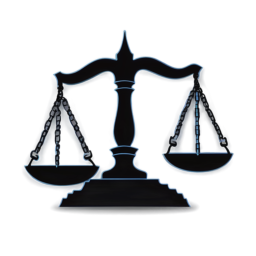 Justice Scale Silhouette Png Fqm