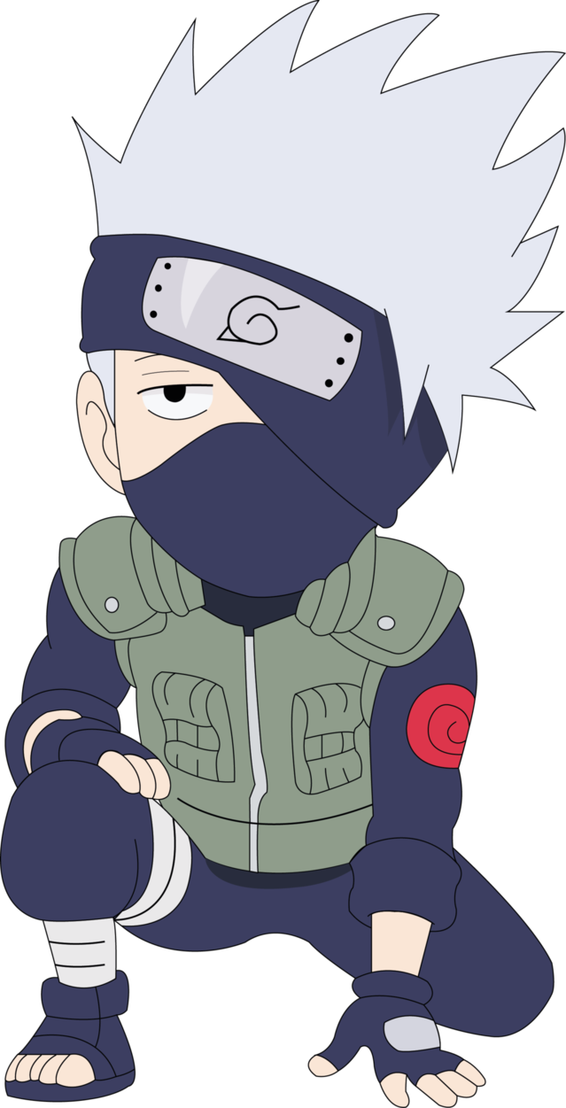 Kakashi Hatake Crouching Position