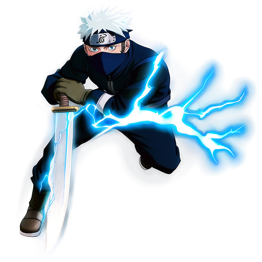 Kakashi Hatake Lightning Blade Png 06242024