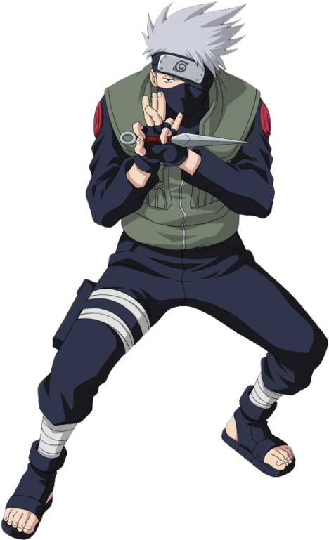 Kakashi Hatake Performing Jutsu