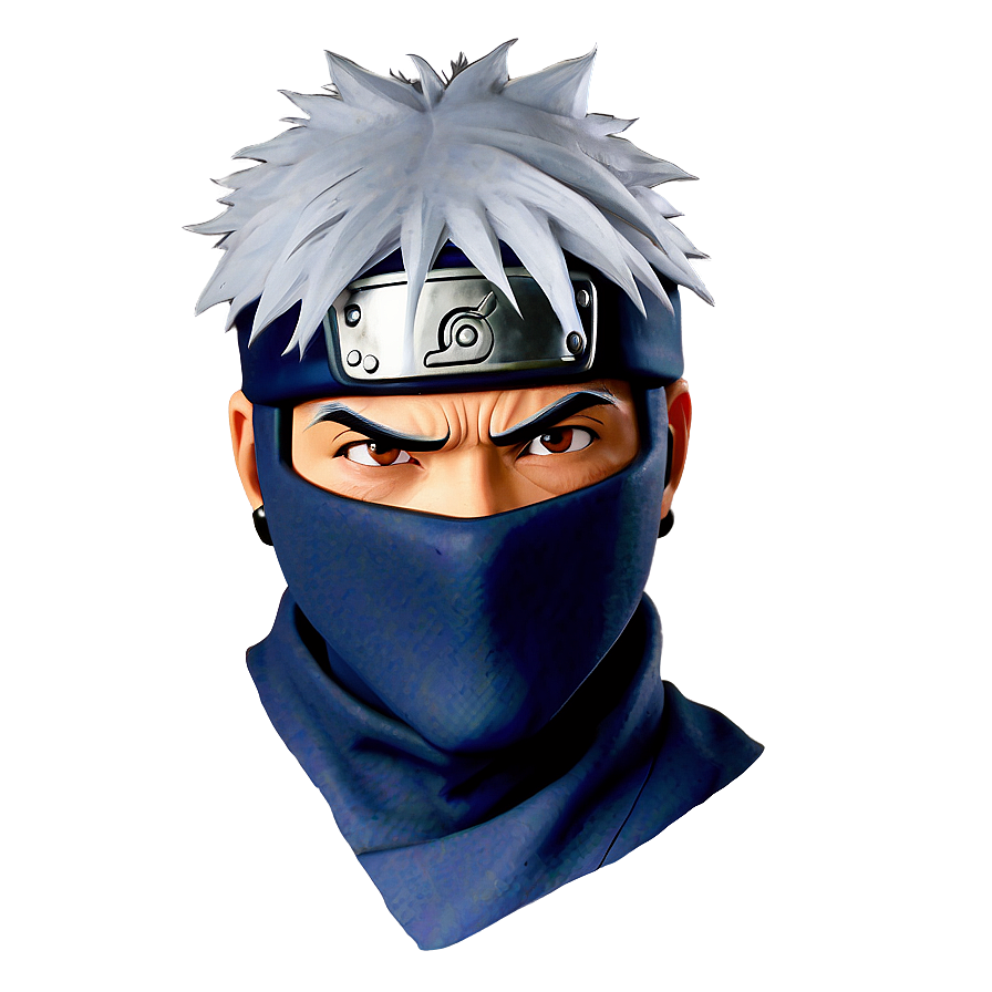 Kakashi Hatake Serious Look Png Wpg56