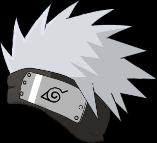 Kakashi Headbandand Hair