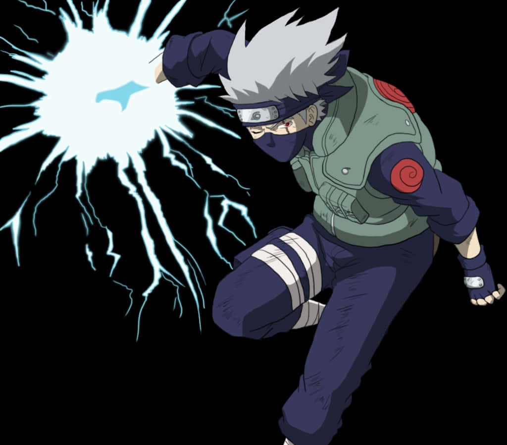 Kakashi_ Performing_ Chidori