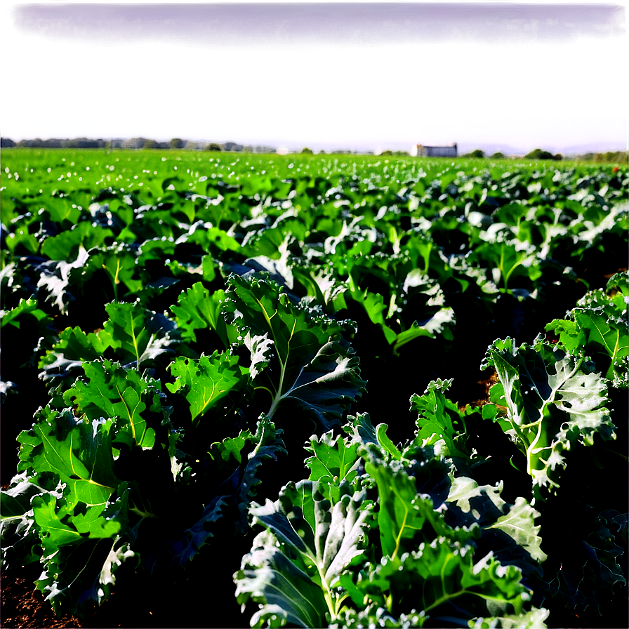 Kale Field Png Cow